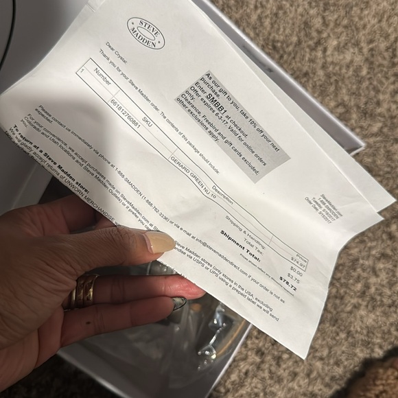 Brand new Steve Madden sz 10 green gerard sandals - Picture 5 of 6